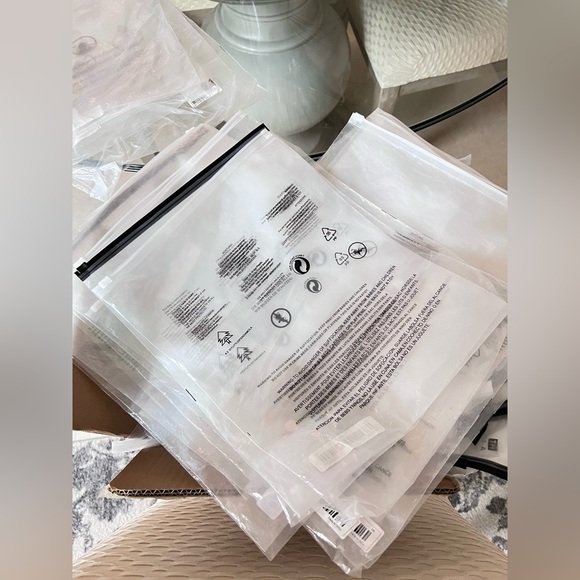 50ct  ASSORTED USED POLY SHIRT BAGS - Picture 7 of 11